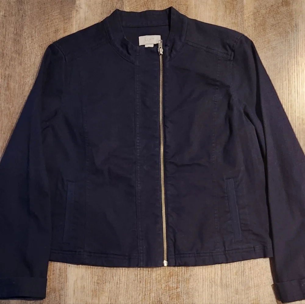Loft Navy Blue Jacket. Size M